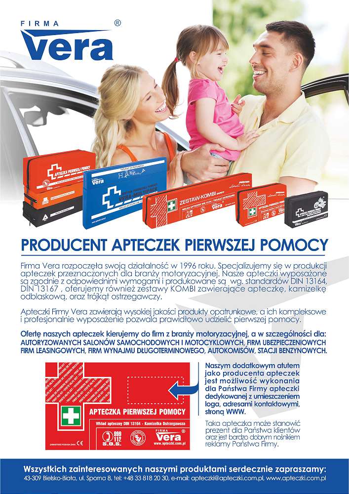 Ulotka: Producent apteczek pierwszej pomocy