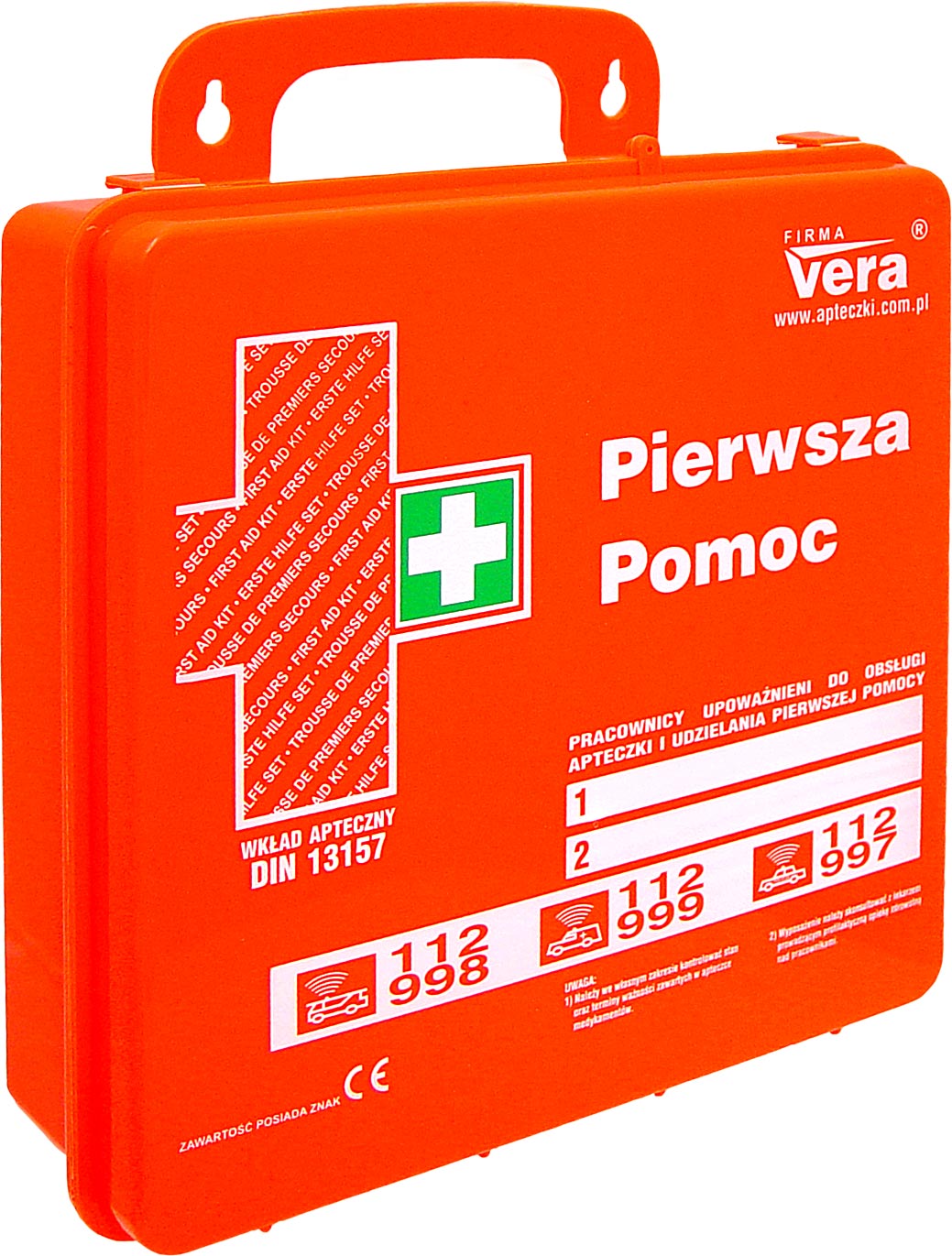 Miniaturka: Przemysłowa apteczka pierwszej pomocy „TOP 8  DIN13157” w walizce z tworzywa ABS